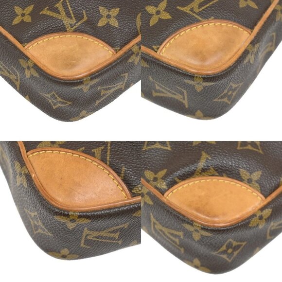 LOUIS VUITTON Danube Shoulder Bag Monogram Leather Brown France M45266 31KB528 - Picture 7 of 15